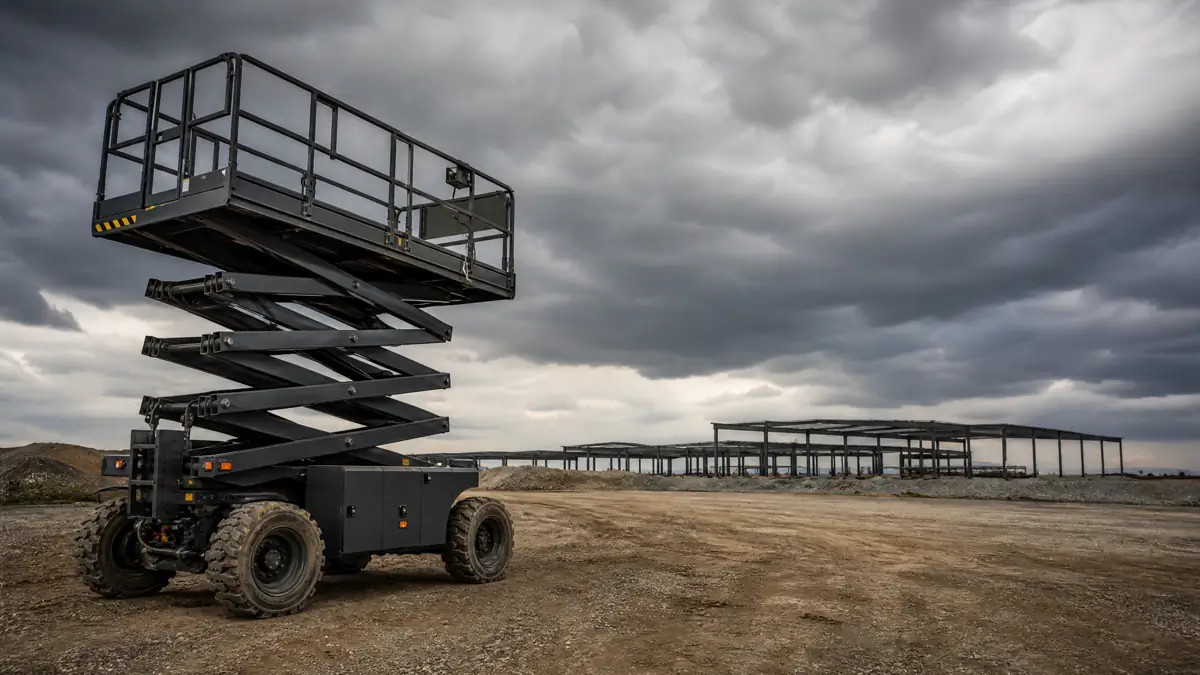 Rough Terrain Scissor Lifts jobsite access in Harrisburg