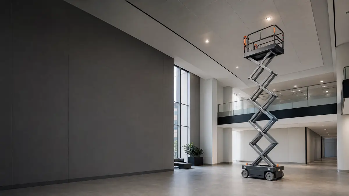 Electric Scissor Lifts jobsite access in Harrisburg